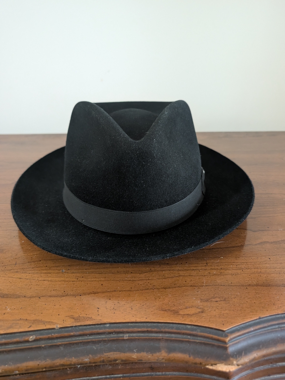 Stetson Chatham 7 5/8, 61 cm Black Fedora.